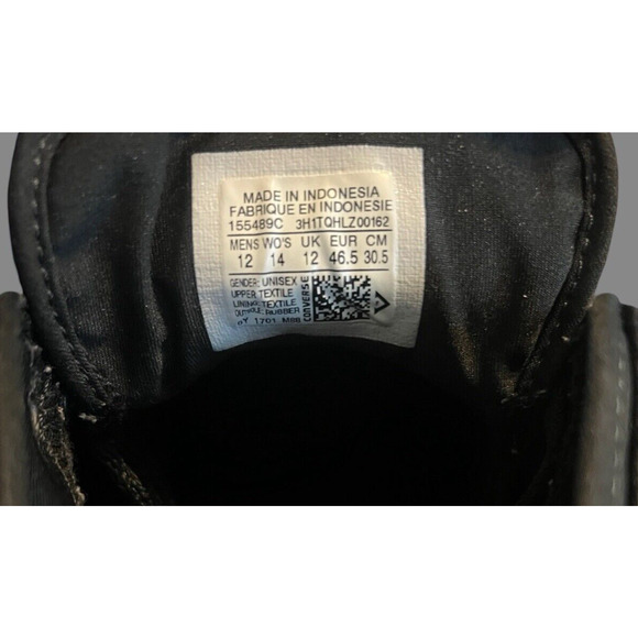 MEN'S SIZE 12- CONVERSE CHUCK TAYLOR All Star, Mid-top, Black| 155489C - Picture 6 of 10